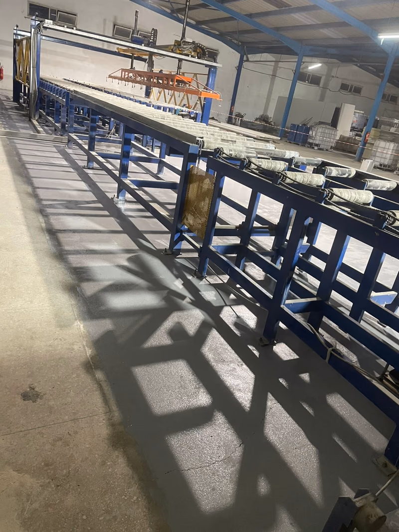 MPI : Ligne de production sur le nouveau sol époxy